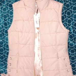 Calvin Klein Light Pink Puffer Vest